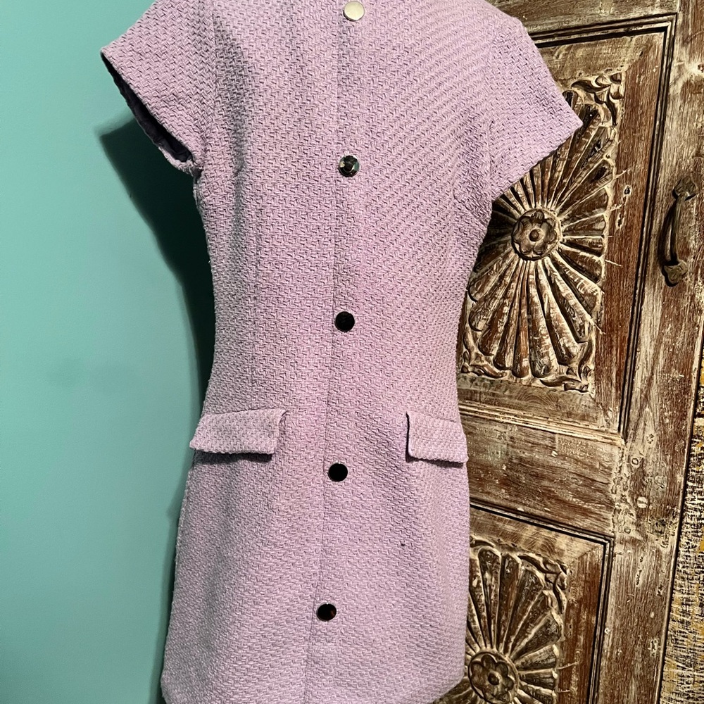 Zara Purple Textured Fabric